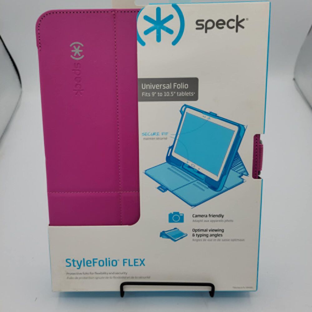 Speck StyleFolio FLEX Case Universal Folio for 9- 10.5" Tablets pink NEW